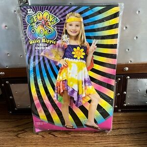Girls 4-6 Tie Dye Hippie Costume. Groovy 60s. Excellent condition.